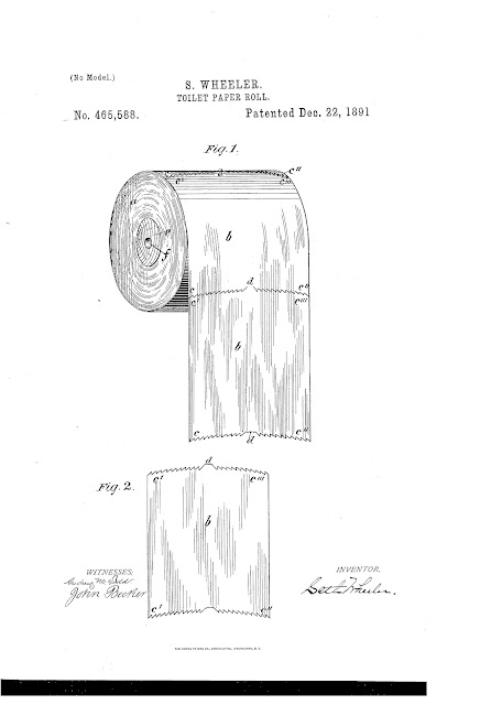 Patent na perforowany papier toaletowy w rolce