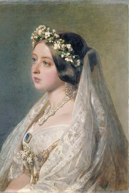 Portret królowej Wiktorii w białej sukni ślubnej, która na zawsze zmieniła historię ślubnej mody