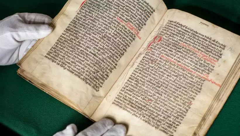 Księga Henrykowska zawierająca pierwsze zdanie zapisane w języku polskim