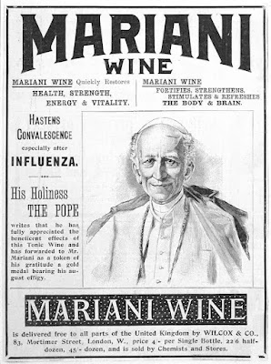 Reklama Vin Mariani z papieżem Leonem XIII